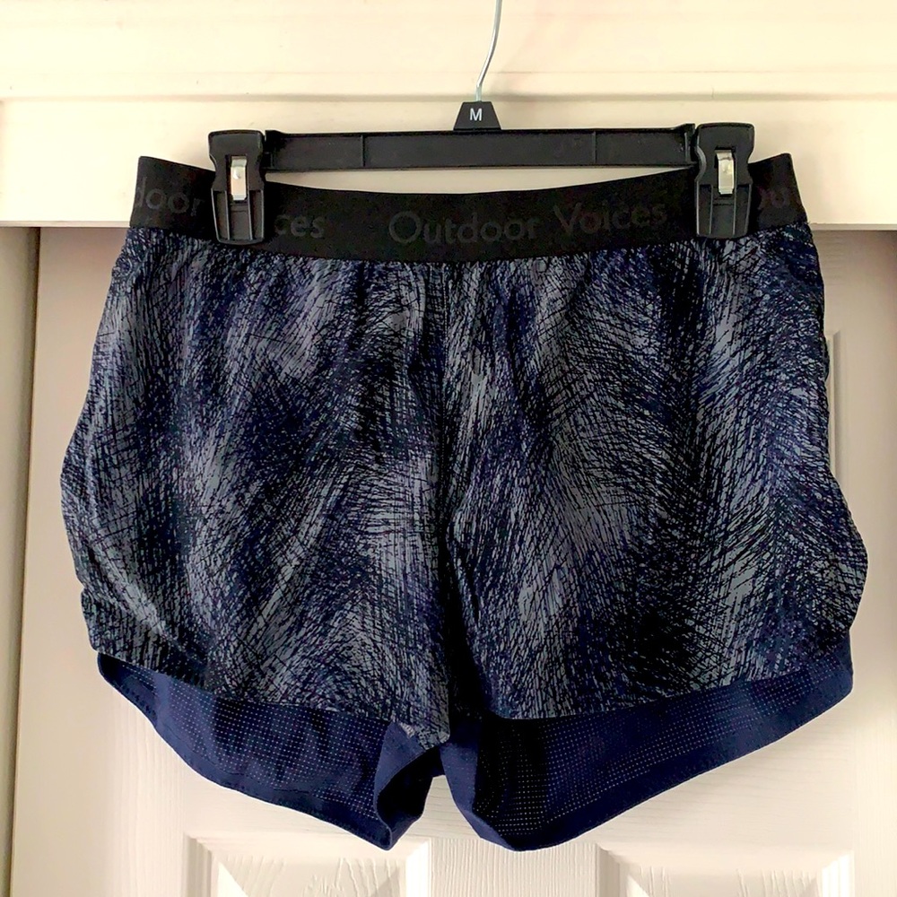 Outdoor Voices Navy Lightspeed Shorts